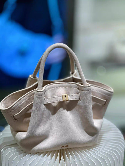 Soft Leather Dumpling Tote Bag