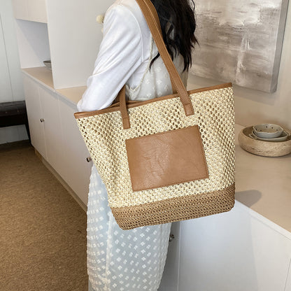 Hollow Casual Large-Capacity Tote Bag