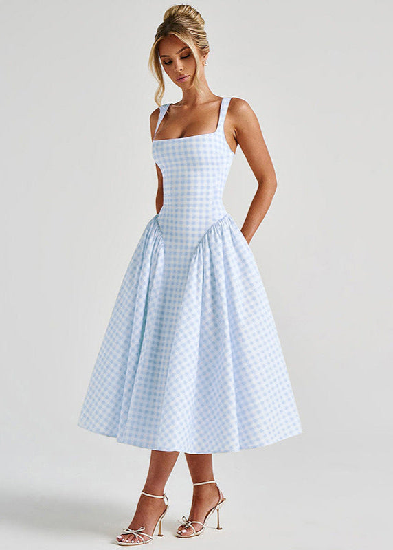Chic Gingham Princess Dress
