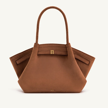 Soft Leather Dumpling Tote Bag