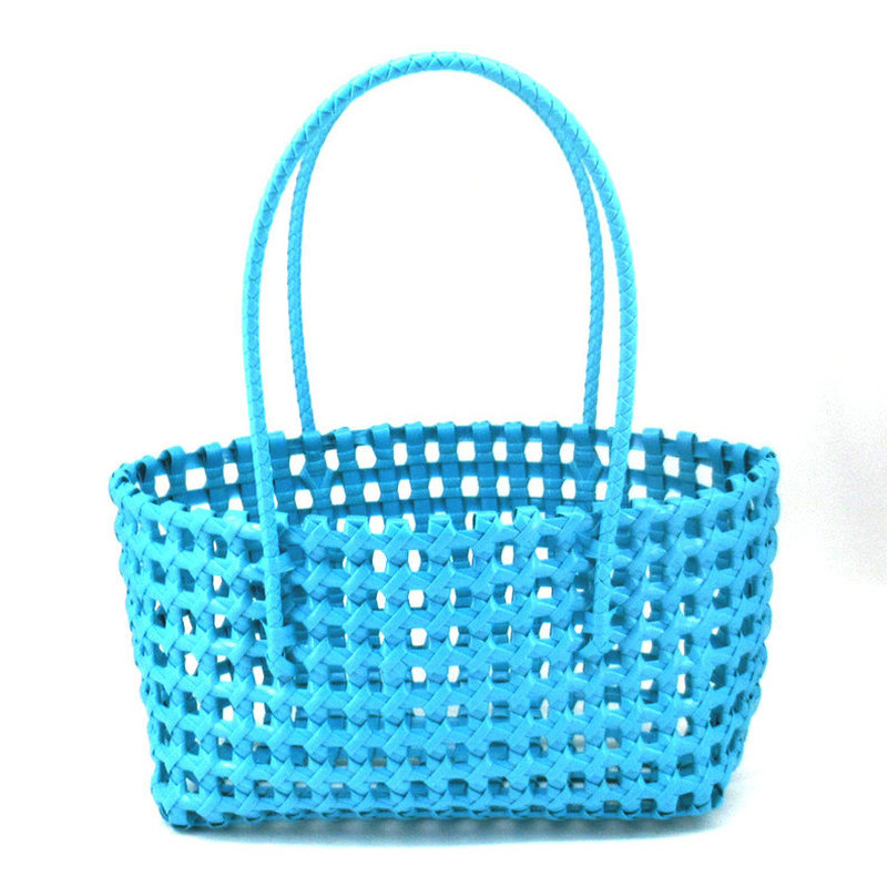 Skeleton Mesh Plastic Woven Bag
