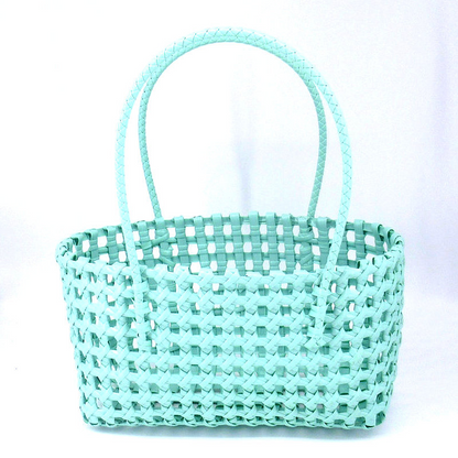 Skeleton Mesh Plastic Woven Bag