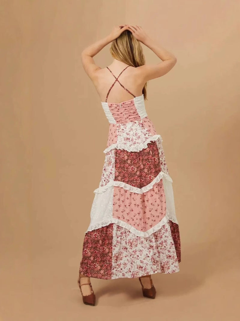 Floral Lace Vacation Dress
