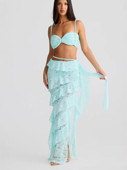 Chic Lace Bodycon Skirt
