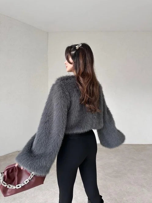 Faux Fur Cozy Sweater