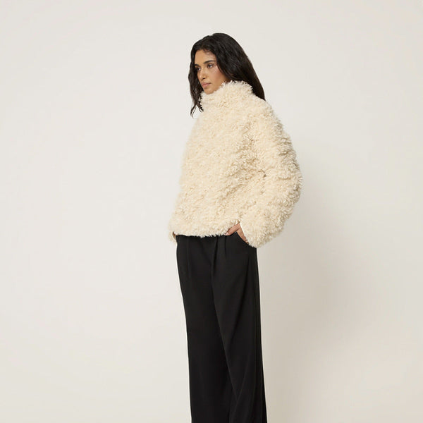 Cozy Chic Faux Fur Sweater