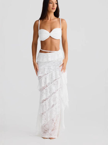 Chic Lace Bodycon Skirt