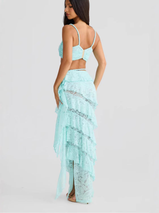 Chic Lace Bodycon Skirt