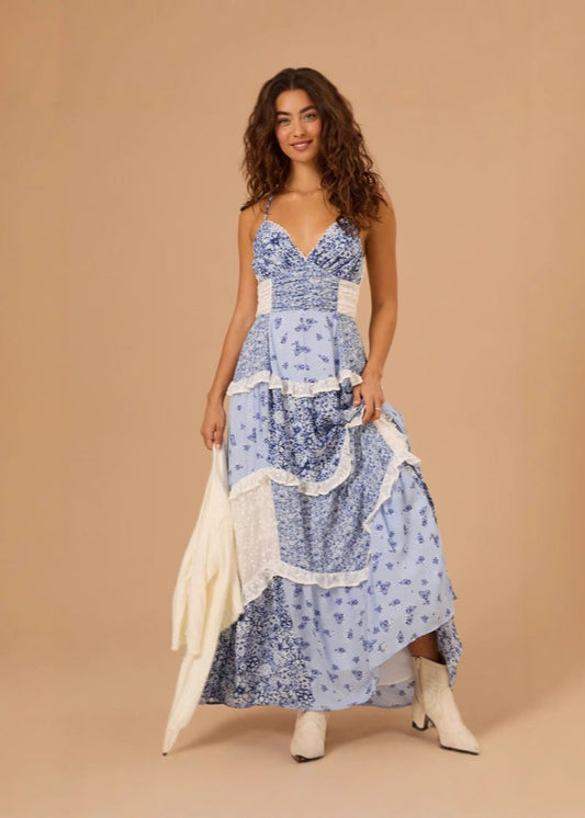 Floral Lace Vacation Dress