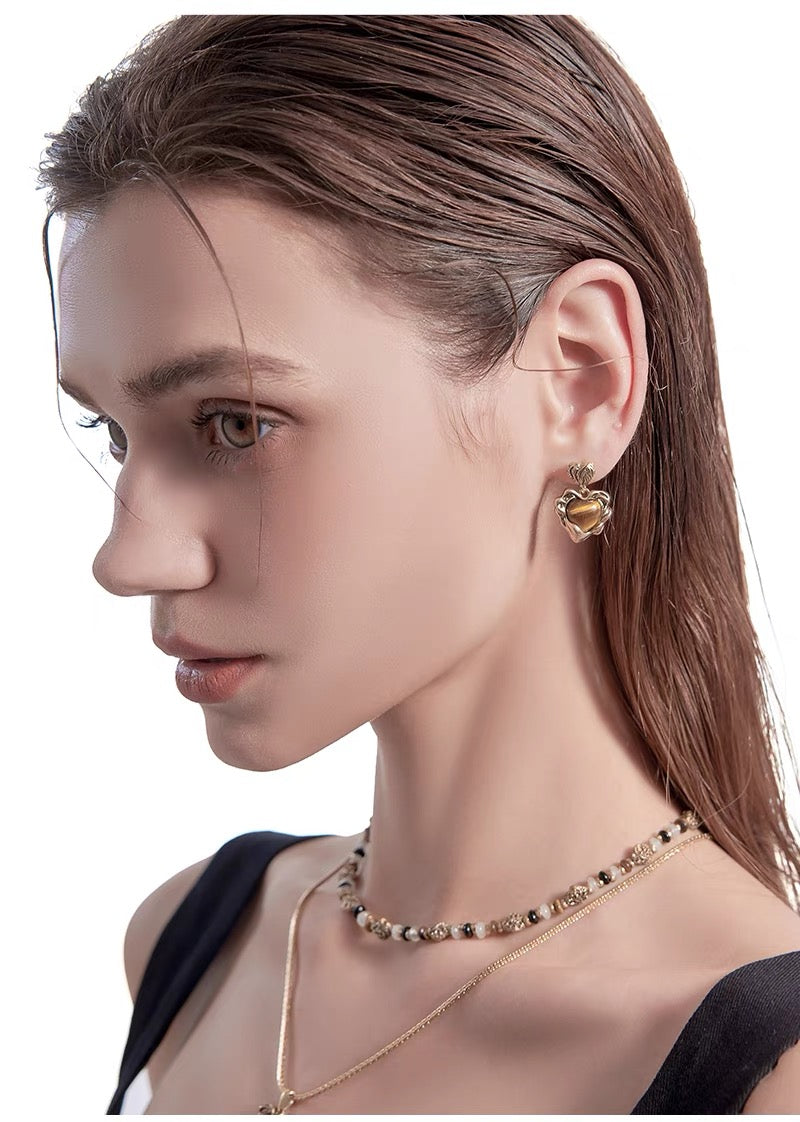 Love Vintage Necklace Earrings