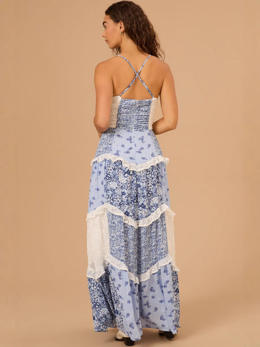Floral Lace Vacation Dress