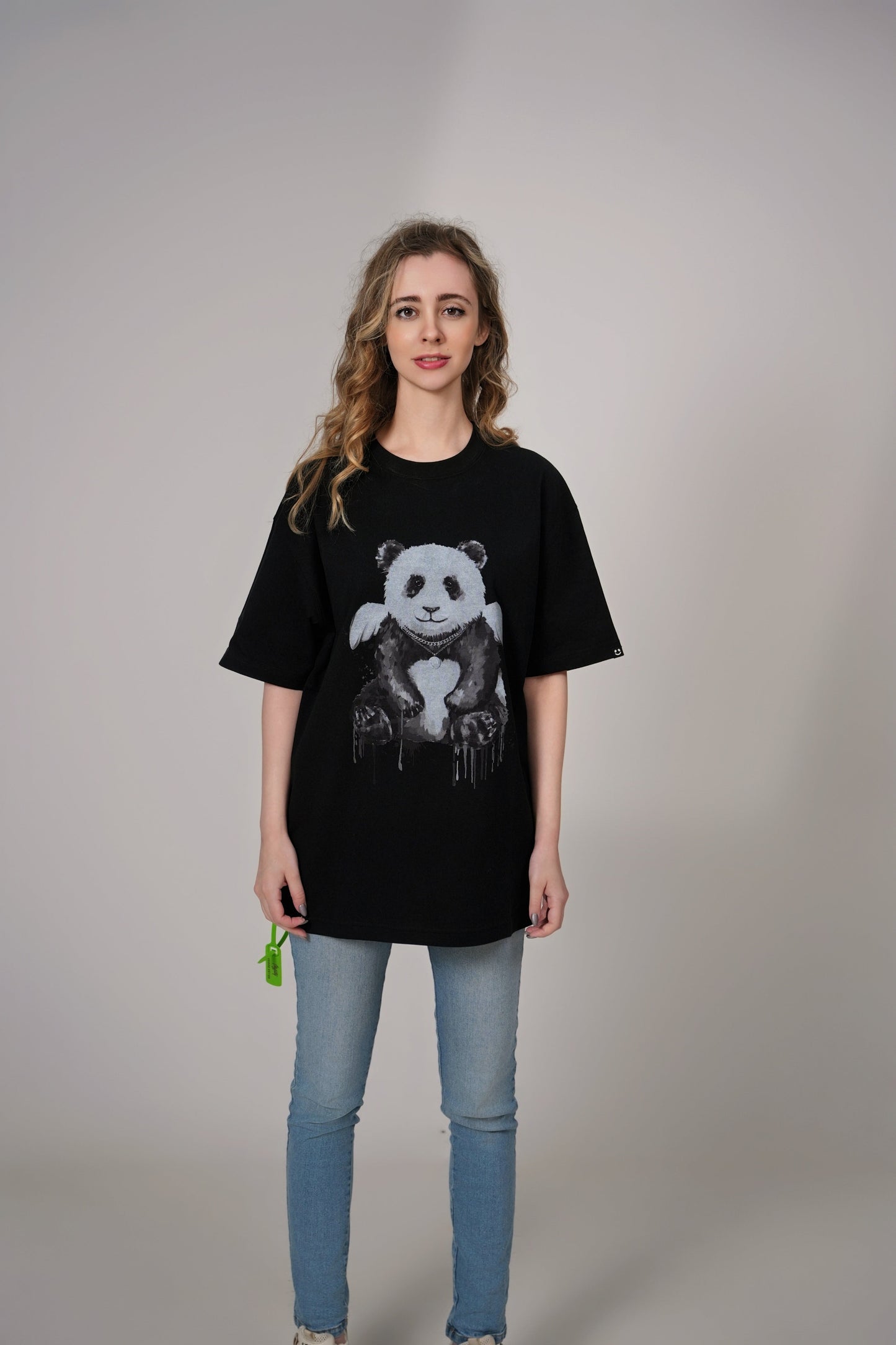 Panda Pattern Cotton Tee