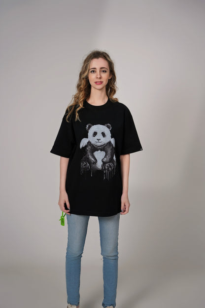 Panda Pattern Cotton Tee