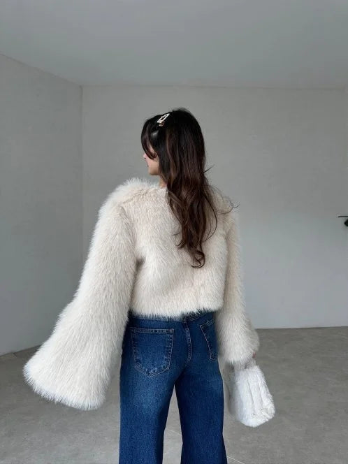 Faux Fur Cozy Sweater