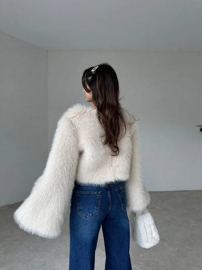 Faux Fur Cozy Sweater