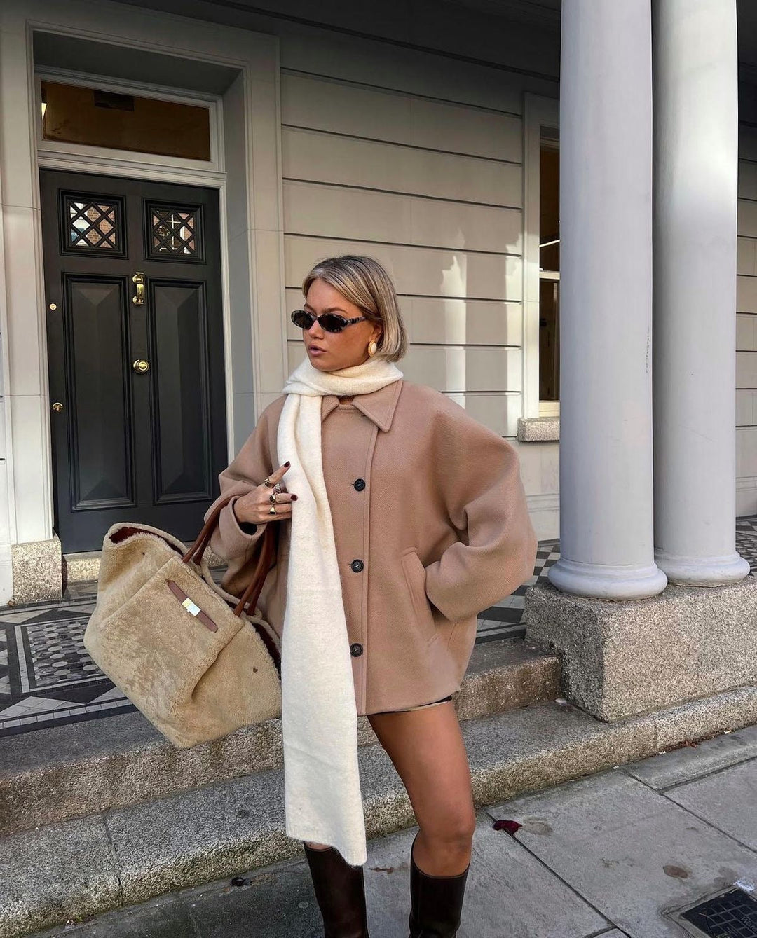 Cozy Chic Oversized Wool Coat