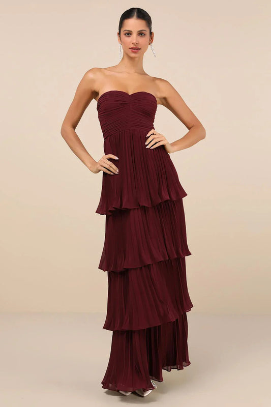 Velmara Ruffle Maxi Dress