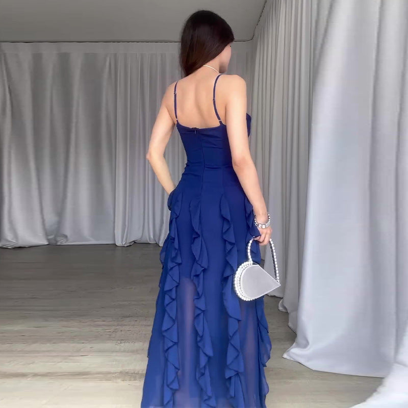 Chic Ruffled Maxi Dress
