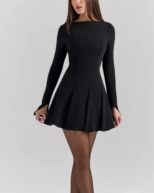 Elegance SlimFit Long Sleeve Dress