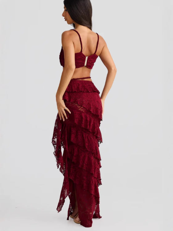 Chic Lace Bodycon Skirt