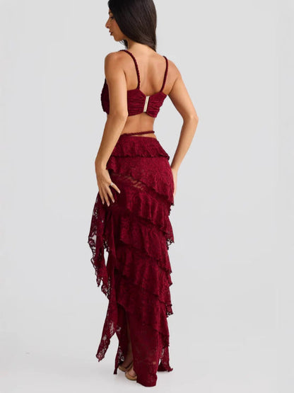 Chic Lace Bodycon Skirt