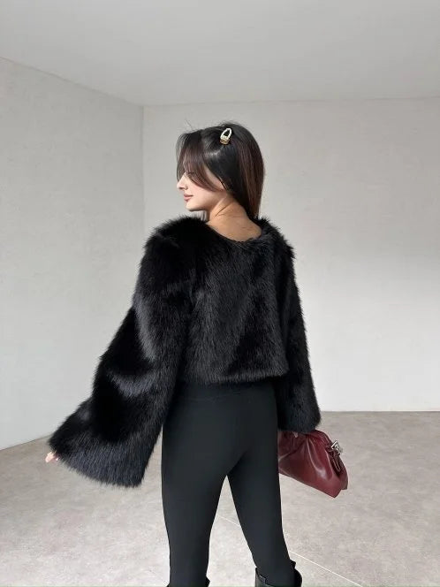 Faux Fur Cozy Sweater