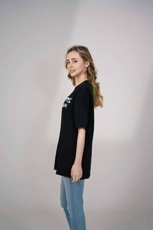 Cozy Knitted Panda Tee