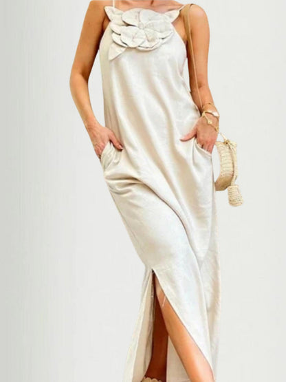Floral Halter Dress