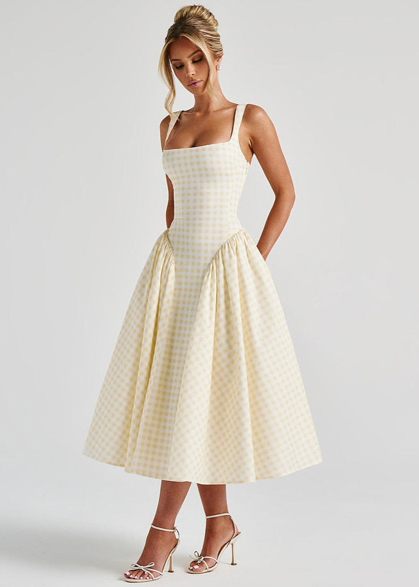 Chic Gingham Princess Dress